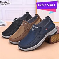 Spring and summer new men's cloth shoes, breathable and wear-resistant mesh shoes, sports and casual single shoes
