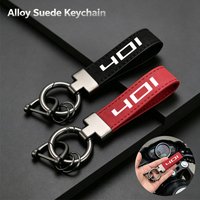 Deluxe Fashion Suede KeyChain Horseshoe Buckle Motorcycle Key Ring For Husqvarna Svartpilen 401 VITPILEN 401 Keyring Accessories