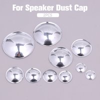 2PCS Speaker Dust Cap Woofer Loudspeaker Dust Cover Bright-Silver 20/22/24/27/30/36/40/45/50/54mm Audio Speaker Accessories