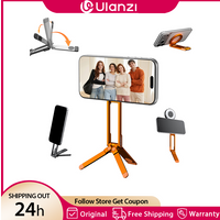 Ulanzi MA30S Carabiner Phone Stand Dual Magnetic Phone Tripod Phone Holder for Iphone 17 16 15 Pro Max Android Vlog Live-Stream