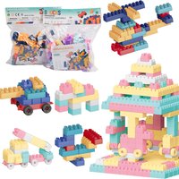Building Block Set Early Education Building Block Particle Puzzle Toys (Random Colors)148 PCS