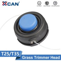 XCAN T25/T35 String Grass Trimmer Head With Line For Husqvarna Lawn Mower String Trimmer Brush Cutter Garden Tool Accessories