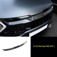 Front Bumper Racing Grille Molding Hood Cover Mesh Trim Strip For Kia Sportage NQ5 2022 + Car Style Accessories Exterior Sticker