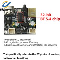 5V Audio Mono Amplifier Module Bluetooth 5.4 USB High SNR Smart Noise Reduction for Car Audio Modification DIY Mini Sound Box