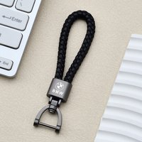 Car Leather Keyring Keychain Key Belt Landyard Gifts Auto Accessory For BMW X5 X6 F30 F34 F10 F20 G20 G30 F15 F16 1 3 5 7 Series
