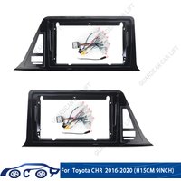 For Toyota CHR C-HR 2016-2020 9Inch 15CM Car Radio Fascias Android GPS MP5 Stereo Player 2 Din Head Unit Panel Dash Frame Insta