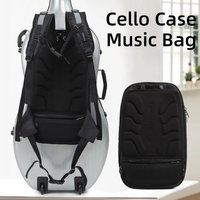 Oxford Cloth Cello Case Music Bag Large-capacity Shoulders Waterproof Comfortable Music Bag Musical Instrument Accessories