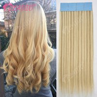 Tape in Hair Extensions Human Hair Color P18-60 14-22Inch 50g 20pcs Skin Weft Seamless Tape in Real Remy Straight Hair for Women