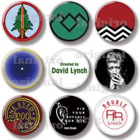 44MM Twin Peaks David Lynch Pin Soft Button Jeawelry Creative Badge Cartoon Brooch Lapel Pin Bag Backpack Hat Decoration