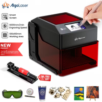 Algolaser PIXI 10W Mini Portable Woodworking Engraving Machine with Rotary Roller High Precision Engraver for DIY Hobby Craft