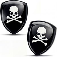 3D Domed Silicone Stickers Decals Car Motorcycle helmet Mobile phone, tablet, suitcasel Skeleton Skull Style