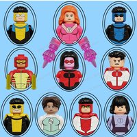 MOC Comic Series Accessory Assemble Scene Building Blocks Animation Models mini Action Figures Toys for Kids Cartoon Gifts K2368