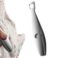 Fish Bone Tweezers Food Tweezer Fish Bone Removal Clamp Stainless Steel Fish Bone Tweezers Seafood Removal Tools Kitchen Gadget