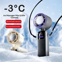 Portable Digital Display Mini Fan with 199 Speeds, Fast Cooling & USB Rechargeable