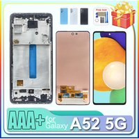 Super AMOLED for Samsung Galaxy A52 5G LCD Display Touch Screen Digitizer Replacement for Samsung A52 5G Phone A526B A526W A526U