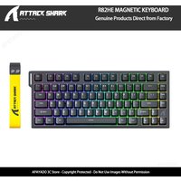 ATTACK SHARK R82HE Gaming Keyboard Magnetic 75% Wired 8000Hz Rapid Trigger ProGamer Keyboard,0.005mm RT Accuracy,0.08ms Latency