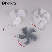 6Inch USB Motor 3/5 Blades Brushless Fan Motor DC5V-9V Fan Motor Desktop Fan Core With Fan Blades High Air Volume