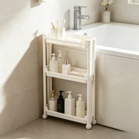 3-Layer Wall Gap Storage Rack, Behind Door Hanging Organizer, Space Saving Large Capacity Home Decor Gift