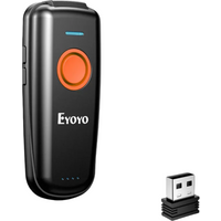 EYOYO EY-023L Mini Barcode Scanner 1D 2.4G Wireless Bar Code Scanner For Android IOS Windows Bluetooth Scanner Laser Reader