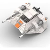 474pcs MOC Snowspeeder, T-47 Airspeeder Star Battle Building Blocks DIY Assemble creative idea Education Christmas toy Gift