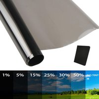 VLT Black Car Window Foils Tinting Film Home Window Glass Solar UV Protector Sticker Films Pearl Cotton Stick Box