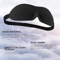 3D Breathable Eye Cover Sleep Mask Eye Mask for Travel Yoga Nap Lightweight Night Sleep Block Out Light Eyepatch for Women Men