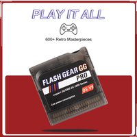 Flash Gear GG Pro OS V9 Game Cartridge For Game Gear 600 In 1 Retro Game Card With 8GB Micro SD card For Sega