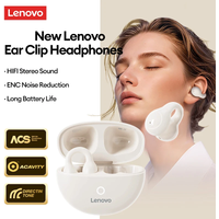 New Lenovo LP25 OWS Wireless Bluetooth Ear Clip Headphones Long Battery Life Gaming Headset HIFI Surround Sound Earbuds With Mic