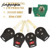 jingyuqin 2/3/4 Buttons Remote Car Key 315/433MHZ ID46 For Nissan CWTWB1U751 CWTWB1U761 1788D-WB1U751 H0561-C993A No logo