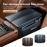 Car Armrest Box Pad Thicken Center Console Protector Cover For BMW 1 2 3 5 7 Series X1 X2 X3 X4 X5 X6 G20 G30 G11 G12