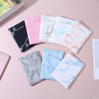 Fashion Marble Passport Holder Case Travel Accessories ID Cover Women Men Bank Card Passport Covers Business Wallet Case Pouch