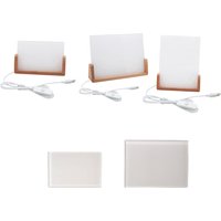 Sublimation Acrylic Blank Picture Frame with LED Light for Photography Display