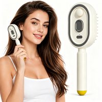 Electric Spray Air Cushion Massage Comb, Electric Steam Brush, Anti-Tangle Anti-Frizz Hydrating Hair Brush for Dry Damaged Hair