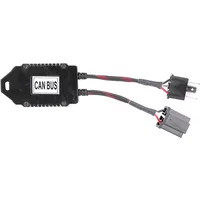 2pcs H4 LED Headlight Canbus Anti Flicker Error H4 9003 HB2 P43T Bulb Decoder Resistor For Jeep/Dodge/Ford/Toyota/Audi/Honda