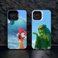 Moana Phone Case For IPhone17 Air 16 15 14 Plus 13 12 11 Pro 7 8 XS Max XR Silver Black Bumper Case