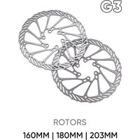 AliExpress NONE G3 Rotor Bike Hydraulic Brake Disc MTB 160mm 180mm 203mm Bicycle Rotor MTB Cycling Brake Mountain Bike Hydraulic Brake Disk Part