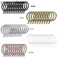 Metal Curtain Rings, Hanging Hooks for Curtains, Rods, Pole Voile, Heavy Duty Rings, 6Pcs, 96Pcs