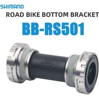 Shimano BB RS501 Road Bike Bottom Bracket BSA 68/70mm Speed Bicycle Central Movement Hollowtech Lower Support 24mm Holder