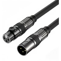 Gold Plated XLR Cable 3Pin Male to Female - OFC Shielded Microphone Cable for Mixer,Amplifier,Pro Audio 3.28ft / 6.56ft / 9.84ft