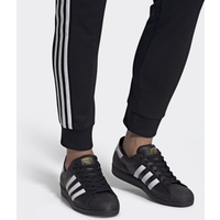 Adidas Unisex SUPERSTAR Shell-Toe Casual Shoes Stylish Gold Label Shell-Toe Classic Comfort EG4959