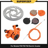 Electric Scooter Brake Pads 140MM Stainless Steel Brake Disc for Ninebot F20 F30 F40 Disc Brake Block Kickscooter Parts