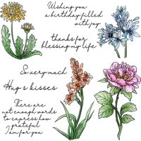 Mangocraft Spring Blooming Flowers Cutting Dies Clear Stamps DIY Scrapbooking Metal Dies Silicone Stamps For Cards Albums Decor