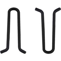 1000pcs Carp Fishing Tackle Terminal Matt Black Lead Weight Mould Eye Loops Clips Bent Head U-shape Clip Fishing Goods Pesca
