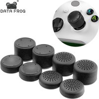 DATA FROG 8pcs Controller Silicone Analog Thumb Stick Grip Cap for Xbox One/S/Series X S/PS5/PS4/Switch Pro Gamepad Replacement