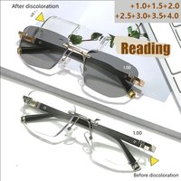 Photosensitive Color-Changing Anti-Blue-Light Presbyopia Glasses popular model Reading Glasses For Women And Men 205