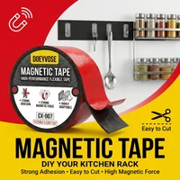 Doeyvose Flexible Rubber Magnet Tape, Practical Accessory for Fridge Photo Poster Home Office Arrangement