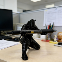 1/2 Pack Can Accommodate Ballpoint Pens, Fountain Pens, Pencils, and Various Stationery Items. the Ninja-Style Pen Holder Is Unique, Cool, and Creative, Perfect for Adding a Touch of Fashion to Your