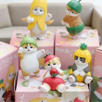 Mofusand Shark Cat Fruit And Bee Series Blind Box Kawaii Characters Mini Action Figure Toys Desktop Decoration Birthday Gift