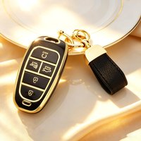 5 Buttons TPU Remote Key Fob Case Cover for Hyundai Sonata Nexo DN8 Santa Fe TM Tucson NX4 Staria Ioniq Auto Accessories