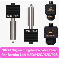 Official Original 0.4/0.6/0.6mm Tungsten Carbide Hotend For Bambu Lab H2D/H2C/H2S/P2S Print Head Standard Flow HF Hot End